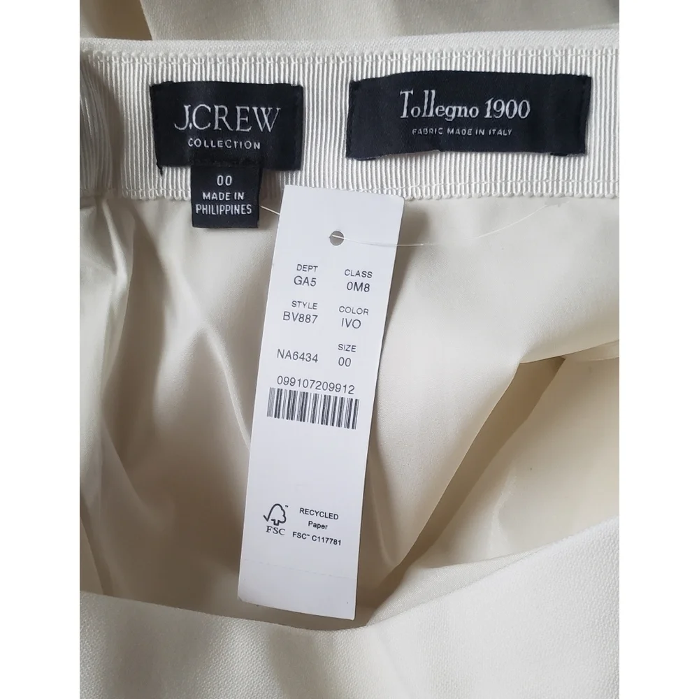 J.Crew Collection tuxedo maxi skirt in wool
